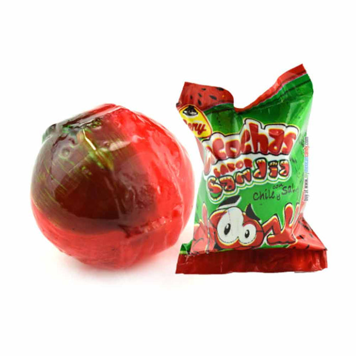1 Bag Beny Locochas Watermelon Sandia Hard Candy Covered With Chili Mexican 5oz