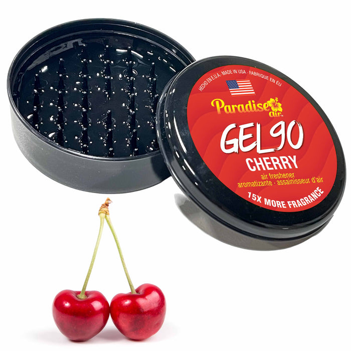 1 Paradise Gel Air Freshener 90 Days Lasting Aroma Car Fragrance Scent Cherry