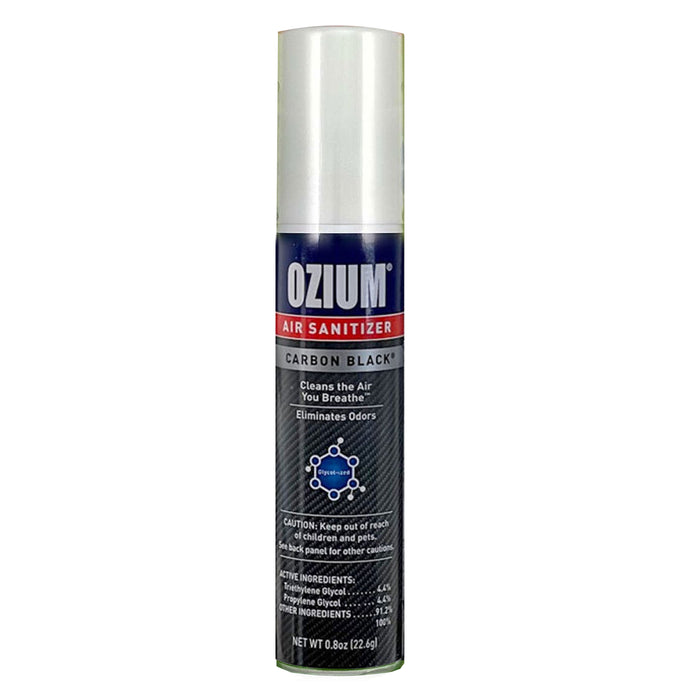 1 Ozium Air Sanitizer Freshener Clean Odor Eliminator Carbon Black Scent 0.08oz