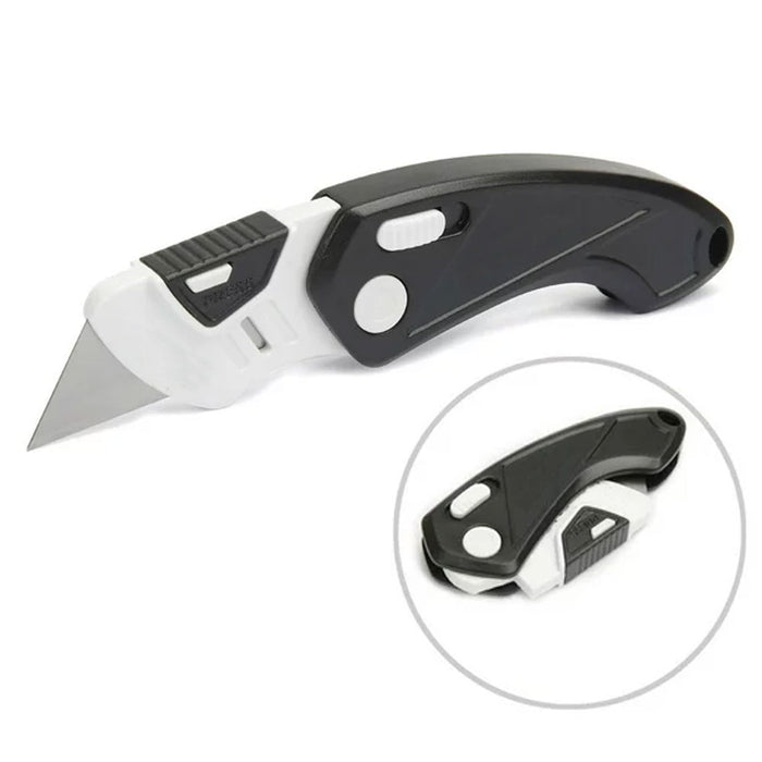 1 Folding Utility Knife Replaceable Blade Cutter Tools Survival Hunting Camping