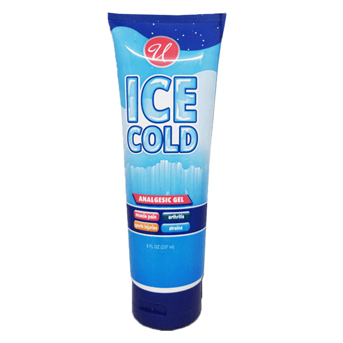 1 Ice Analgesic Gel Tube 8 Oz Menthol Muscle Rub Pain Relief Cream Sore Strained