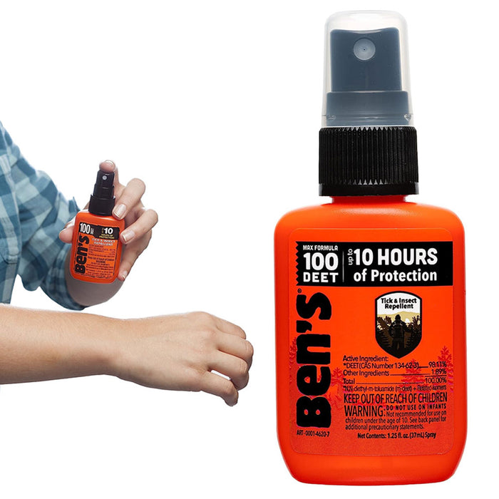 1 Ben's 100 Tick & Insect Repellent Mosquito 1.25oz Pump Spray Maximum Strength