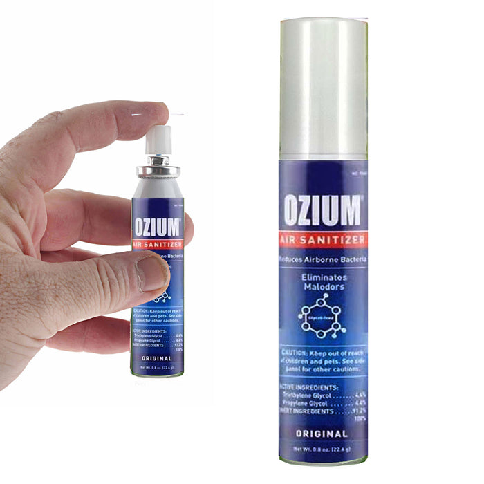 1 Ozium Air Sanitizer Freshener Clean Aroma Odor Eliminator Original Scent .08oz