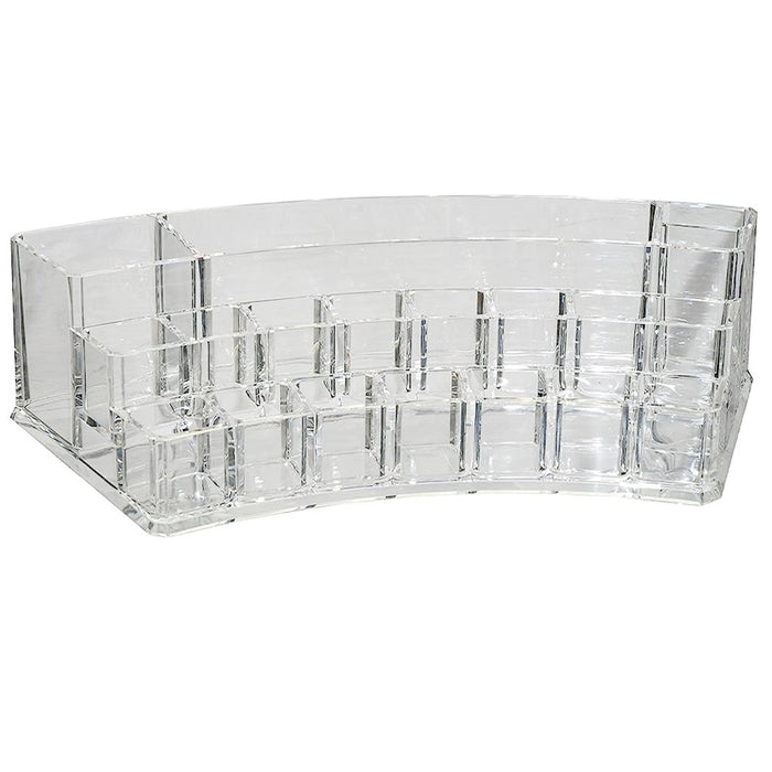 1 Vanity Organizer Clear Jewelry Makeup Cosmetic 19 Compartment Holder Storage
