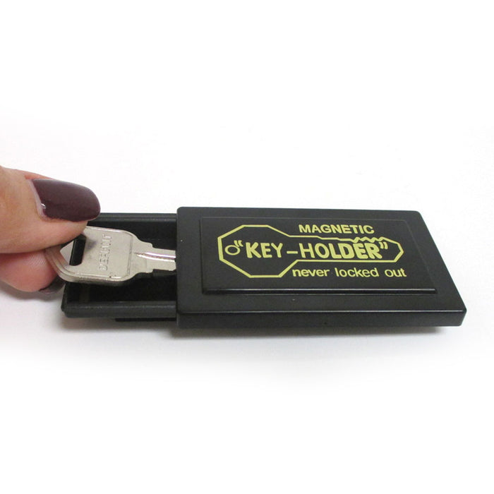 Magnetic Key Case Holder Sticks To Car Hide A Spare Key Storage Safe Hideakey !!