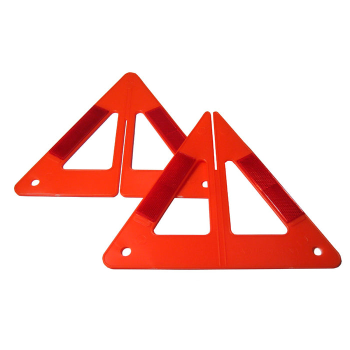 1 Emergency Warning Triangle Auto Car Breakdown Red Reflective Safety Road Sign