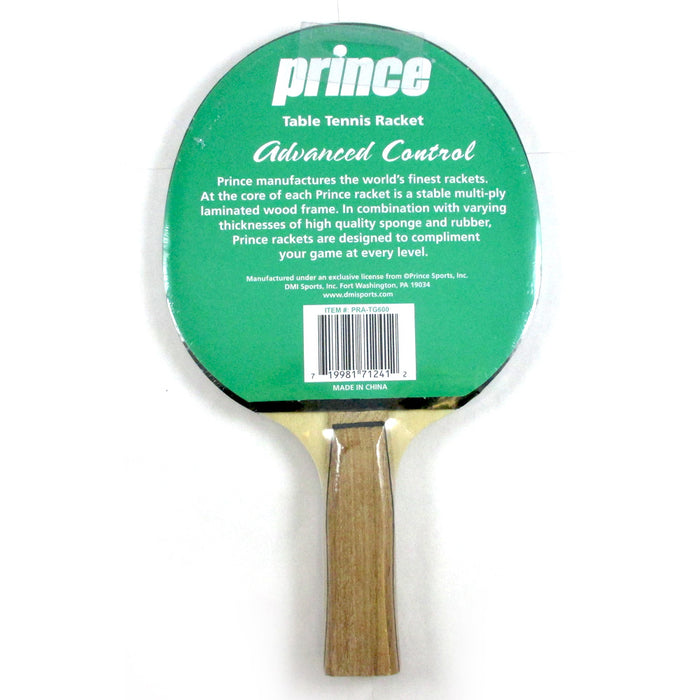 1 New Prince Ping Pong Paddle Advanced Control 600 Racket Table Tennis Game New