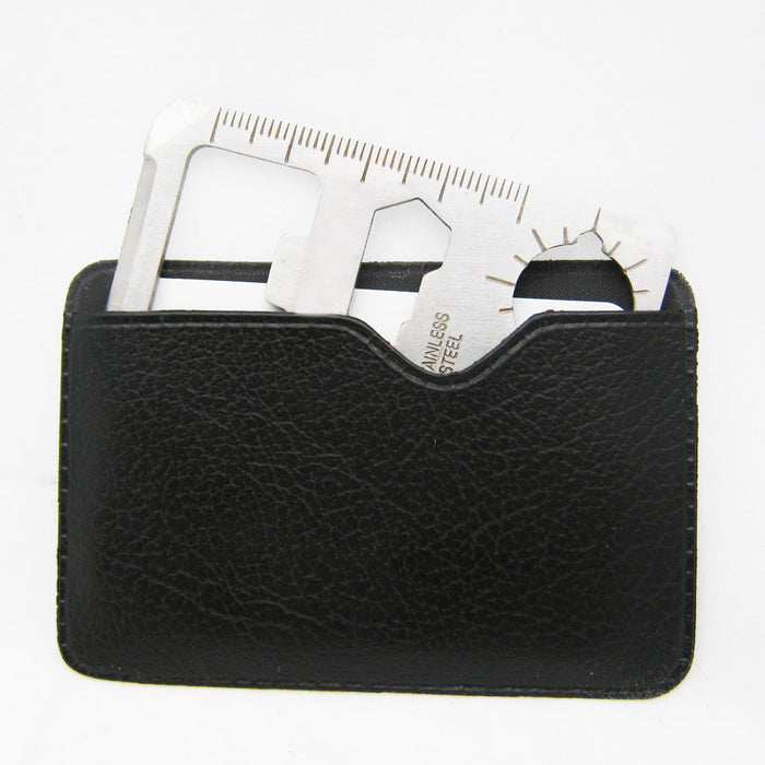 10 Credit Card Folding Knife Black Pocket Wallet Razor Sharp Survival Camping