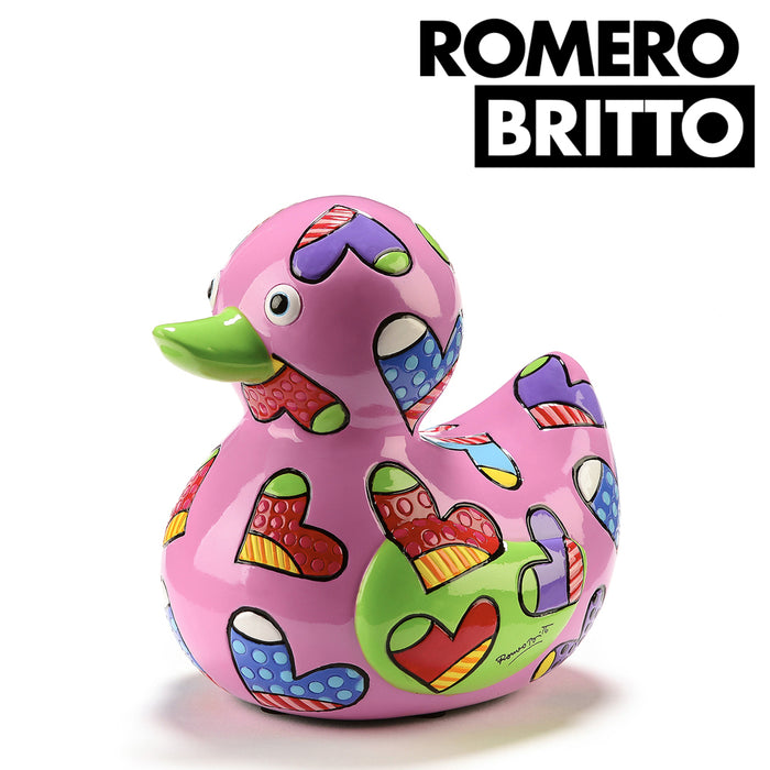 Romero Britto Limited Edition Duck Collectible Figurine Novelty Design Gift Box