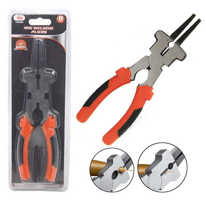 1 X MIG Welding Multifunction Spring loaded 8" Long Pliers Snap Hand Tools