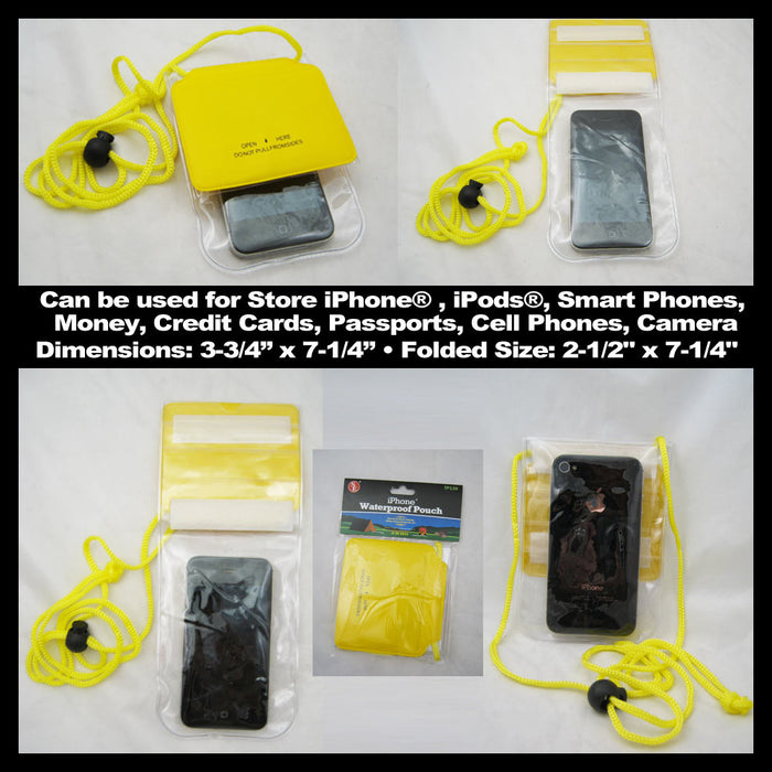 Clear Waterproof Pouch Bag Dry Case Cover All Cell Phone PDA Camera New