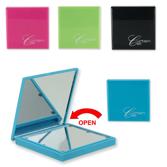 1 Makeup Cosmetic Folding Portable Compact Pocket Book Purse Mirror w LED Light