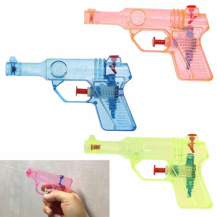 12 Pc Kids Water Gun Toy Shooter Pump Blaster Pool Swimming Beach Play Yard Fun
