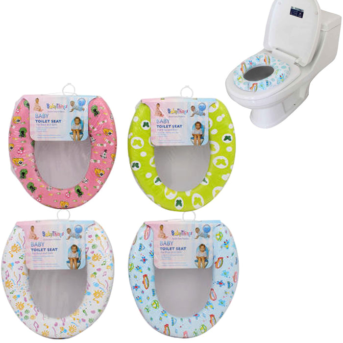 1 Baby Toilet Seat Potty Cushion Training Soft Padded Cover Trainer Toddler New