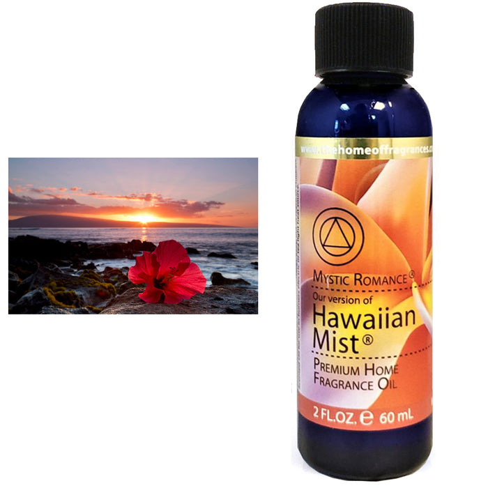 1 Hawaiian Mist Scent Aroma Therapy Oil Home Fragrance Air Diffuser Burner 2 oz
