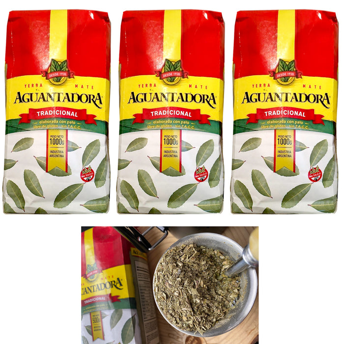 3Kg Yerba Mate Aguantadora Tradicional Leaf Digestion Energy Drink Tea Argentina