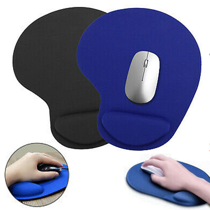 1 Cushion Mouse Pad Ergonomic Comfort Mat Wrist Rest Support Nonslip PC Mousepad