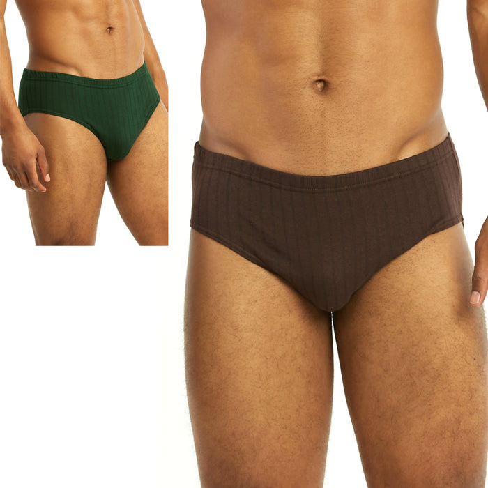 12 Lot Men Bikinis Briefs Underwear 100% Cotton Stripe Knocker Size XLarge 40-42
