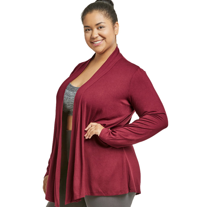 Womens Cardigan Long Sleeve Solid Open Front Sweater USA 3XL Jacket Outwear Tops