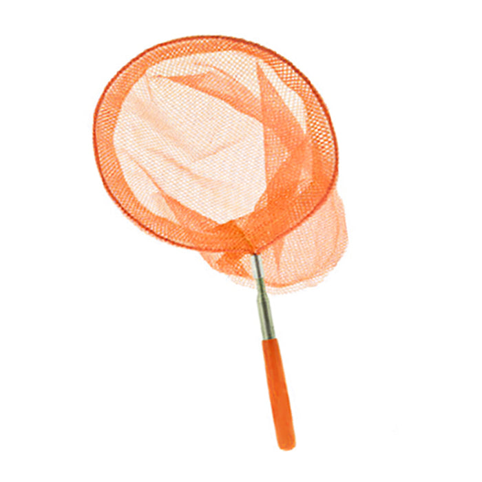 34" Extendable Butterfly Bug Catching Net 8" Round Telescopic Insect Cage Play