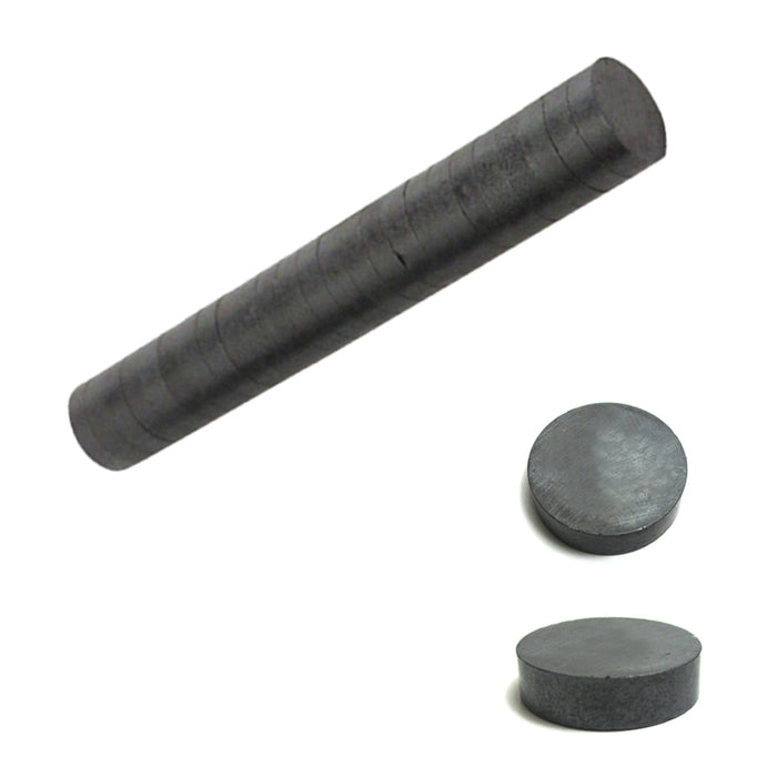 25 Round Magnets Ceramic Disc Solid Ferrite Strong Craft Refrigerator Industrial