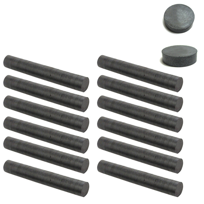 300 PC Disc Ceramic Magnets Flat Circle Crafts Hobby Refrigerator Fridge Magnet