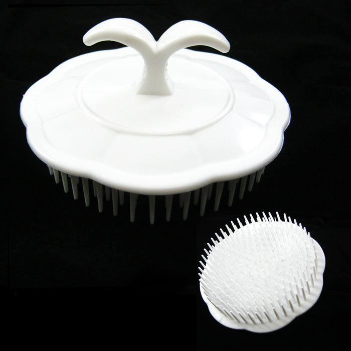 Deluxe Hair Shampoo Brush Scalp Clean Massage Massager Comb Head Care Salon New