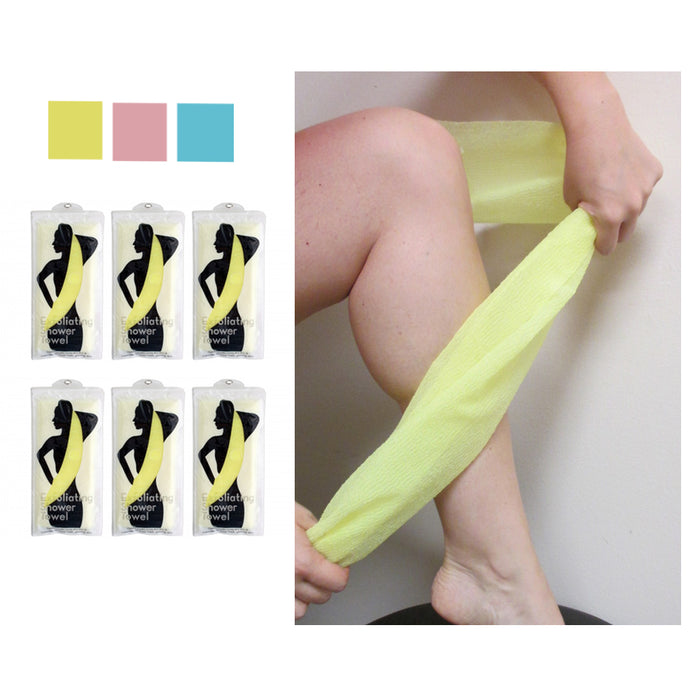 6 Japanese Exfoliating Cloth Body Beauty Wash Towel Scrubber Bath Cleaner Shower