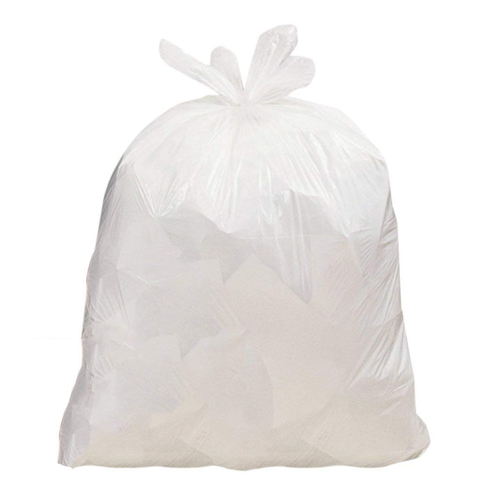 130ct Trash Bags Wastebasket Liners Cordless White Roll Garbage 8 Gallon Kitchen