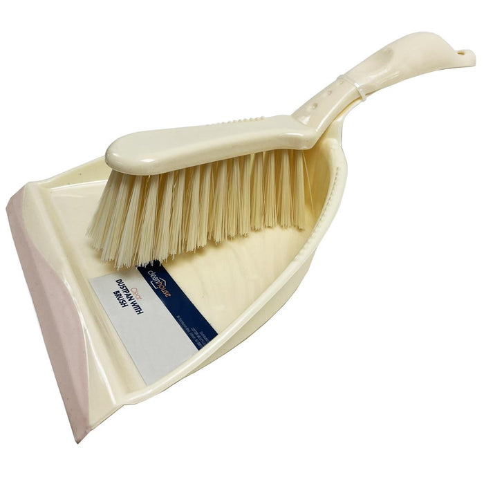 2 Sets Dust Pan Brush Handheld Broom Clear Dustpan Duster Wipe Sweeper Cleaning