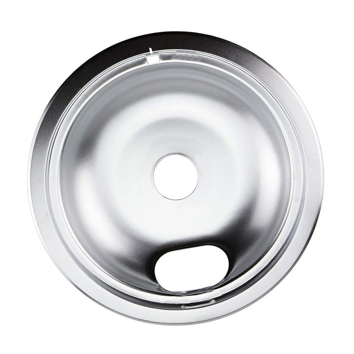 2 Pcs Replacement Chrome Drip Pan 7.5" Bowl Gas Electric Range Burner Heavy Duty