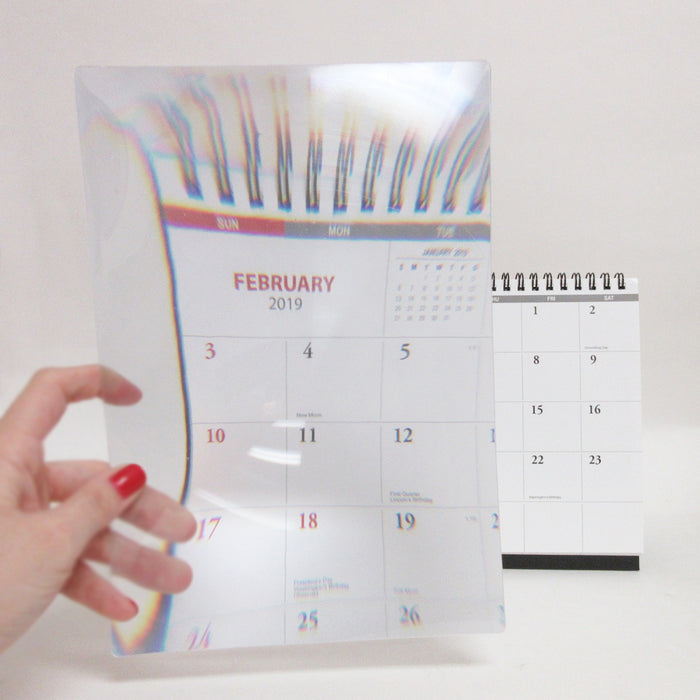 2 PK Full Page Magnifying Sheet Fresnel Lens 3X Magnifier Reading Aid 7" x 9.75"