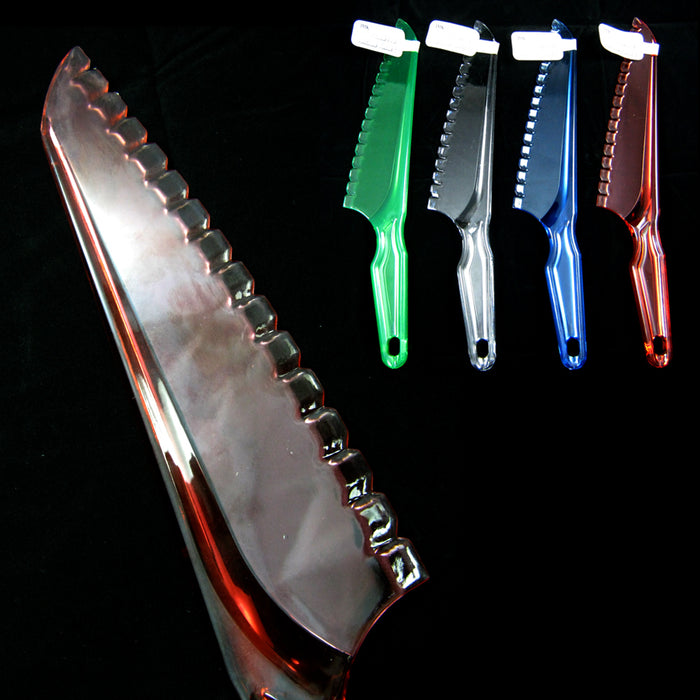 Lettuce Knife Fresh Cut Salad Cake Brownie Strong Plastic Blade Chopper 7 Inch !