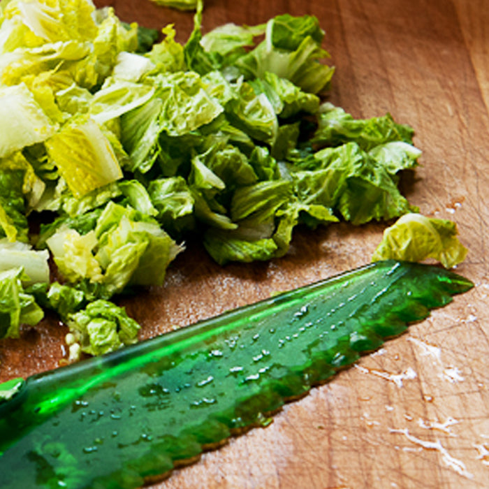 Lettuce Knife Fresh Cut Salad Cake Brownie Strong Plastic Blade Chopper 7 Inch !