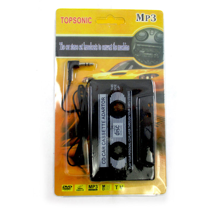 Audio AUX Car Cassette Tape Adapter Converter 3.5MM For iPod MP3