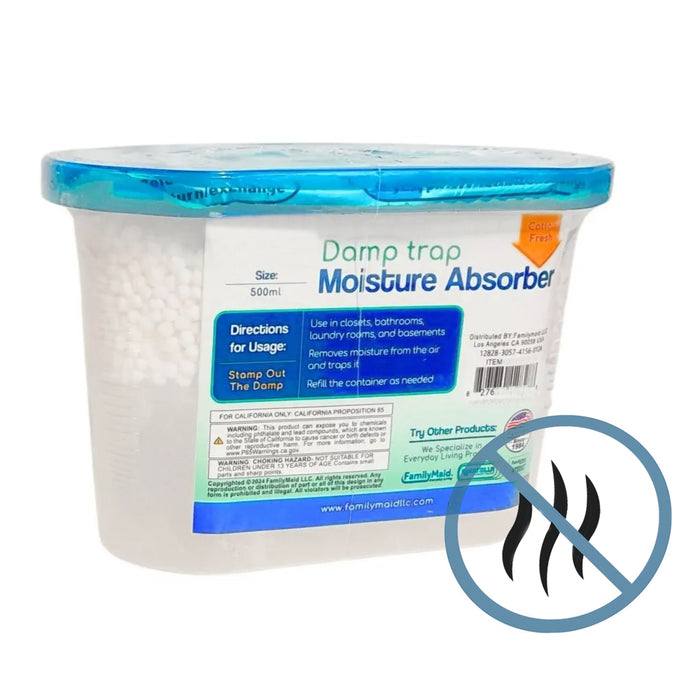 2 Pc Moisture Absorbers Portable Humidity Dehumidifier Remove Damp Closet 500ml