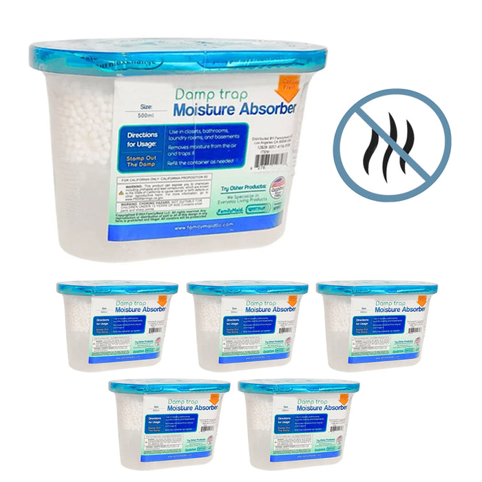 6 Boxes Fresh Scent Dehumidifier Moisture Absorber Deodorizer Remove Damp Musty
