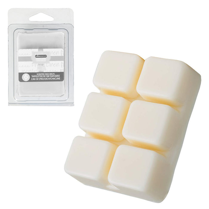 4PK Wax Melts 24 Snap Bars Fresh Linen Highly Scent Fragrance Candle Cube Warmer