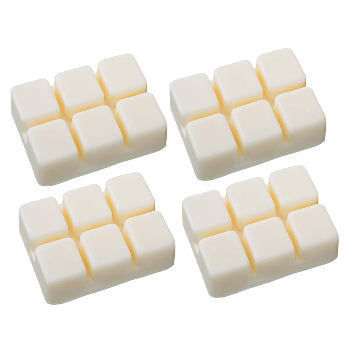 4PK Wax Melts 24 Snap Bars Fresh Linen Highly Scent Fragrance Candle Cube Warmer