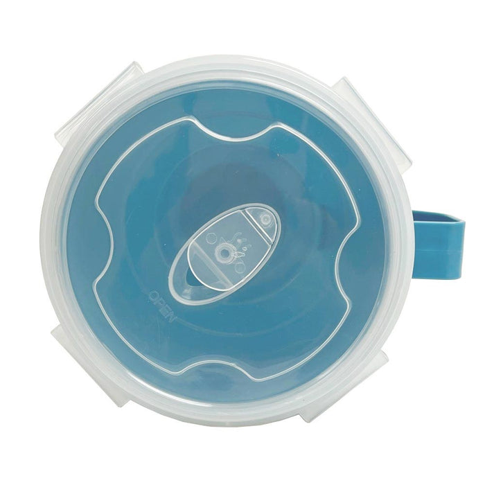 1 Microwave Bowl Vent Lid 30oz Plastic Soup Mug Containers Food Storage Freezer