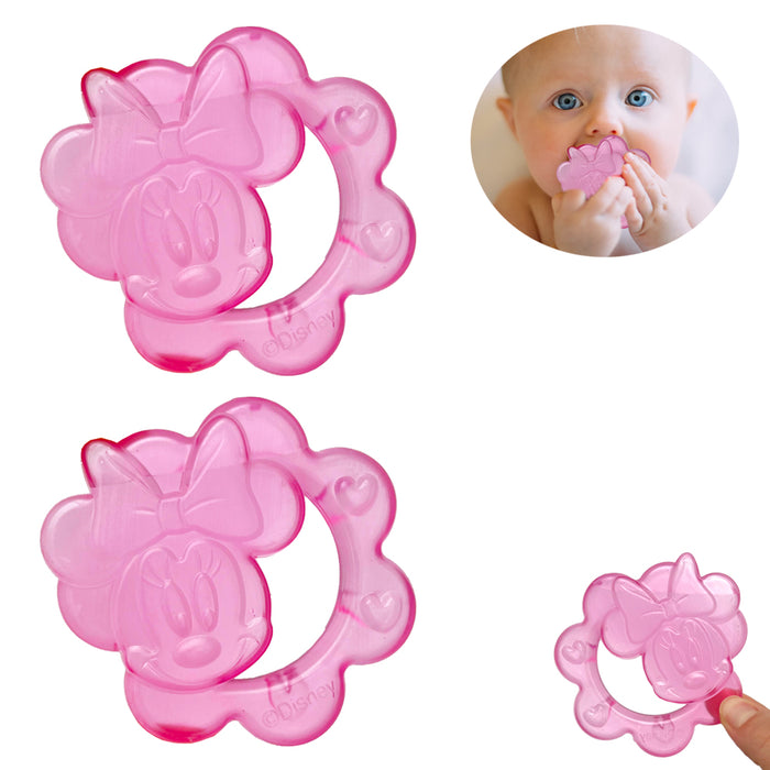 2 Pack Baby Wheel Shape Teether Toy Gift Babies BPA Free Fridge Safe Soothe Cold