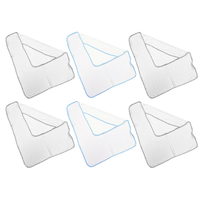 6Pc Hooded Bath Towel Baby Washcloth Infant Wrap Bathrobe Animal Butterfly Whale