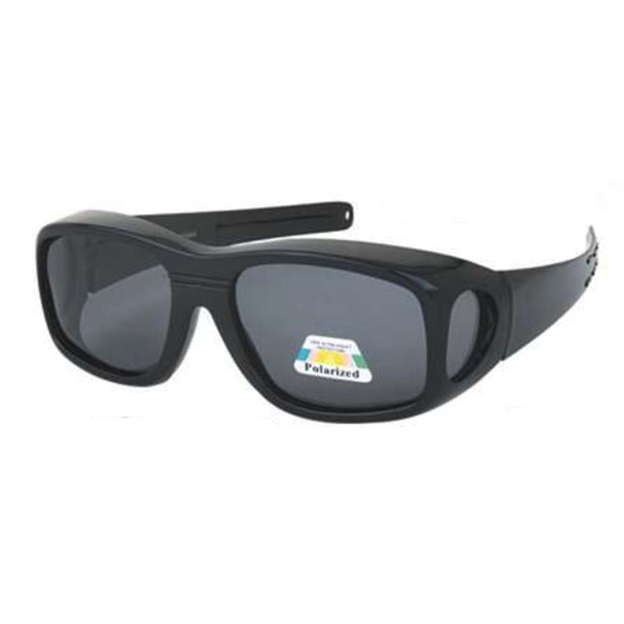 1 Pc Large Polarized Cover Put Fit Over Sunglasses Wear Rx Glasses Driving UV400