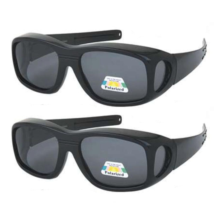 Polarized Fit Over Sunglasses For Women Men Wrap Around Wear