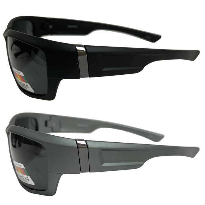 2X Mens Sunglasses Dark Lens Gangster Black Shades Sport Running Fishing Driving