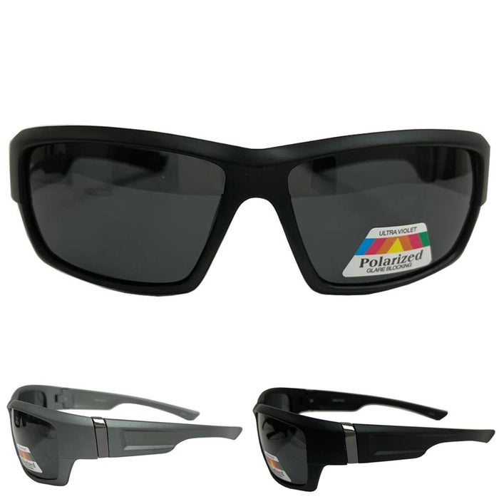 AllTopBargains 1 Pair Sunglasses Mens Glasses Sport Fishing Golfing Driving Sport Running Golf, Men's, Black