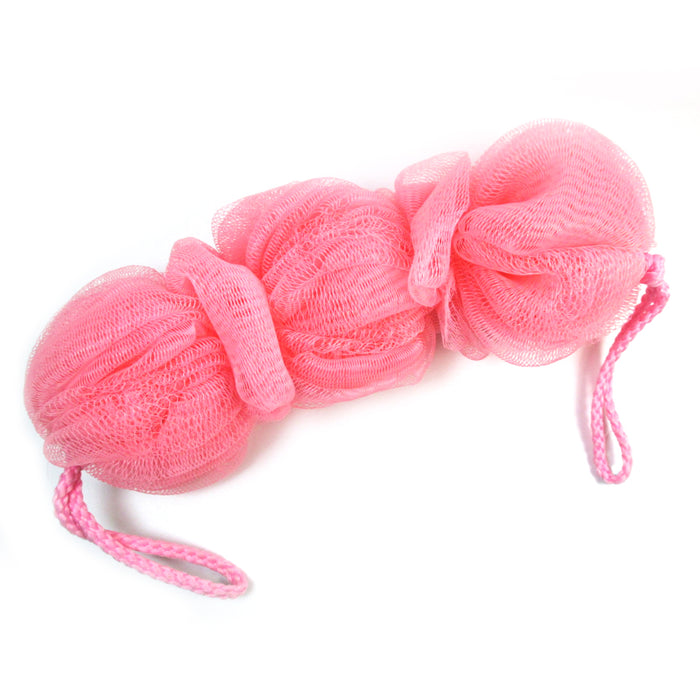 Bath Scrubber Sponges Nylon Mesh Shower Body Exfoliating Wash Puff Ball Back Spa