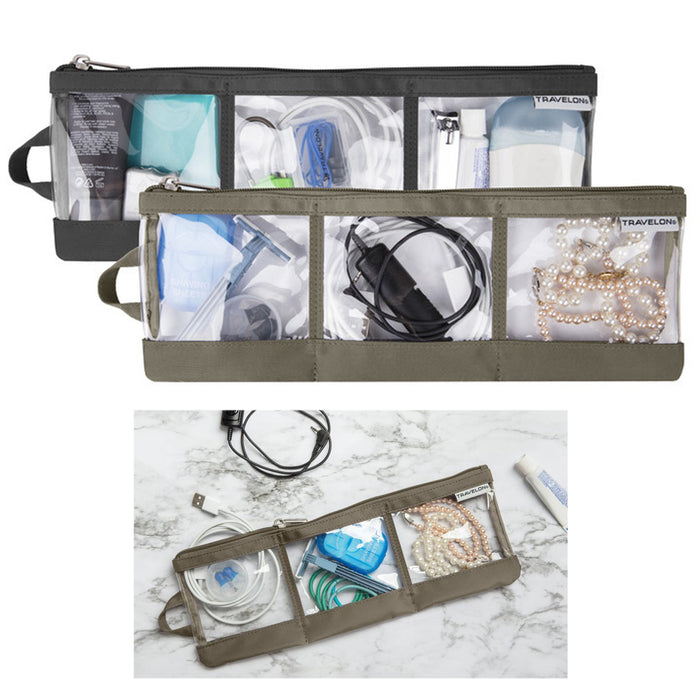 2PC Portable Electronic Accessories Organizer Bag Travel Water Resistant Storage