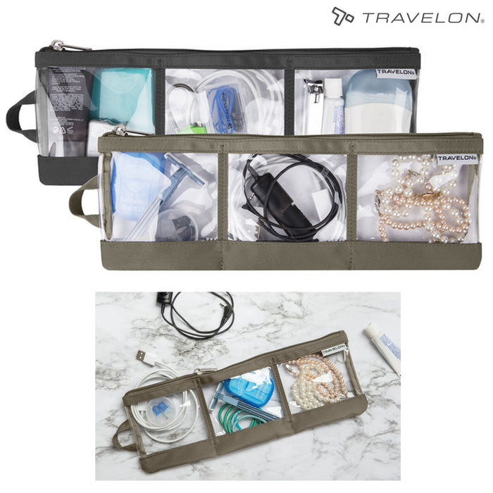 2PC Portable Electronic Accessories Organizer Bag Travel Water Resistant Storage