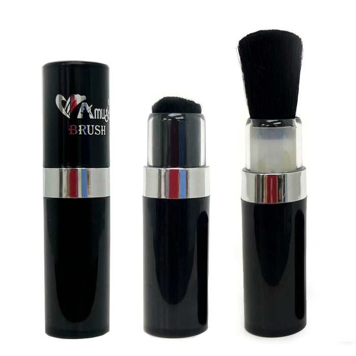 Makeup Twist Powder Brush Cover Portable Travel Cosmetics Foundation Highlighter